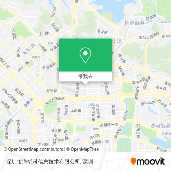 深圳市海邻科信息技术有限公司地图