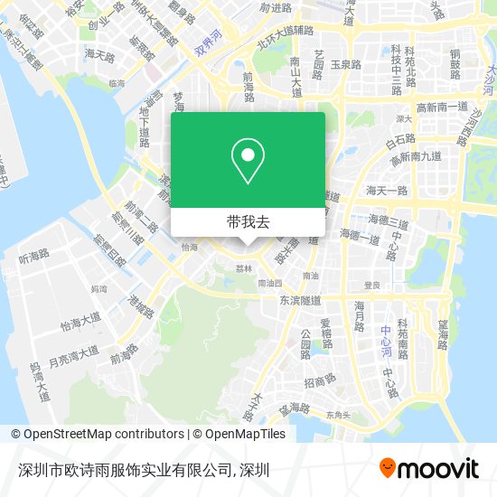 深圳市欧诗雨服饰实业有限公司地图