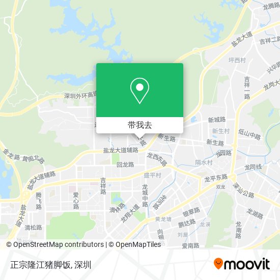 正宗隆江猪脚饭地图