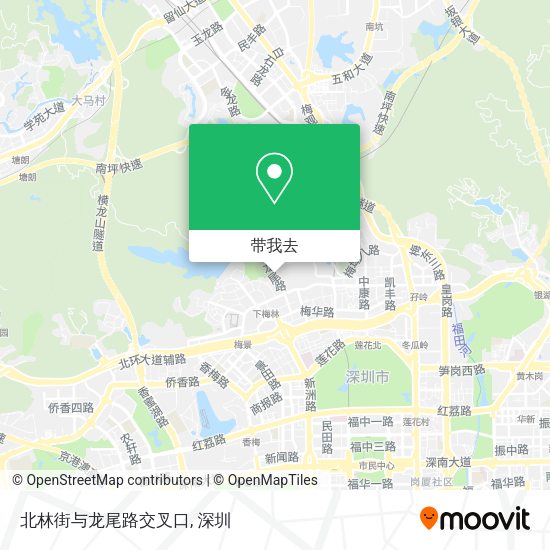 北林街与龙尾路交叉口地图
