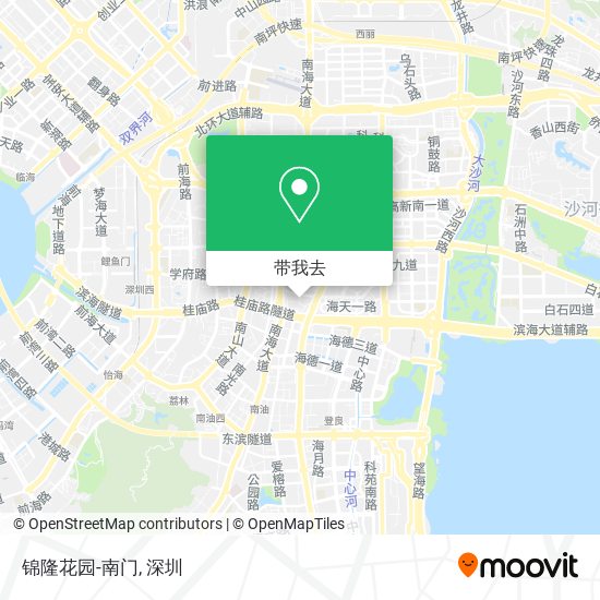 锦隆花园-南门地图