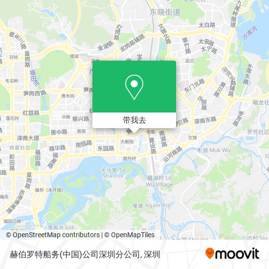赫伯罗特船务(中国)公司深圳分公司地图