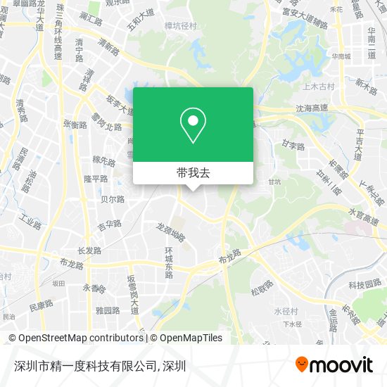 深圳市精一度科技有限公司地图