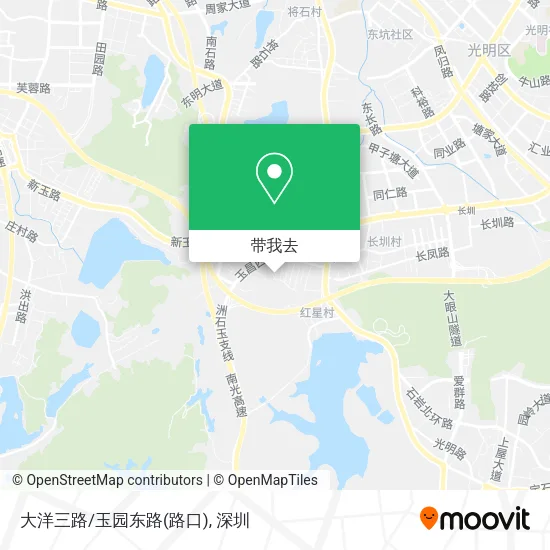 大洋三路/玉园东路(路口)地图