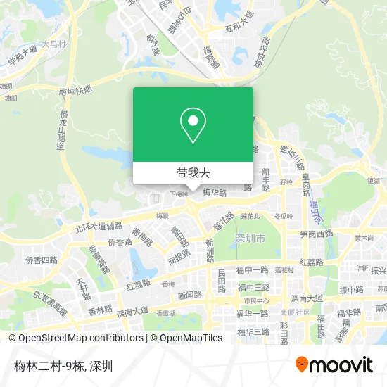 梅林二村-9栋地图