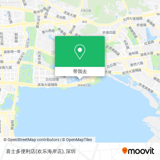 喜士多便利店(欢乐海岸店)地图