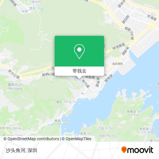 沙头角河地图