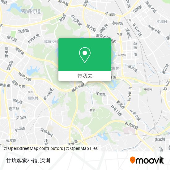 甘坑客家小镇地图