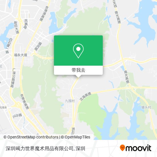 深圳竭力世界魔术用品有限公司地图