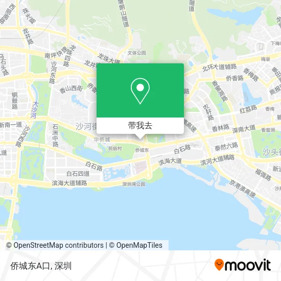 侨城东A口地图
