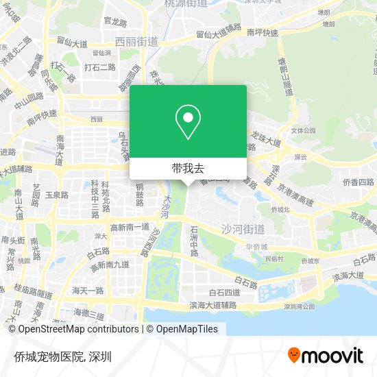 侨城宠物医院地图
