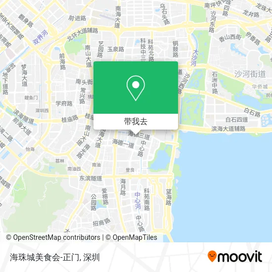 海珠城美食会-正门地图