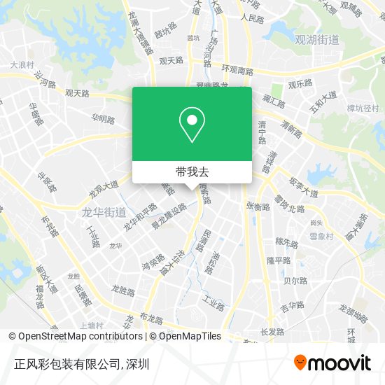 正风彩包装有限公司地图