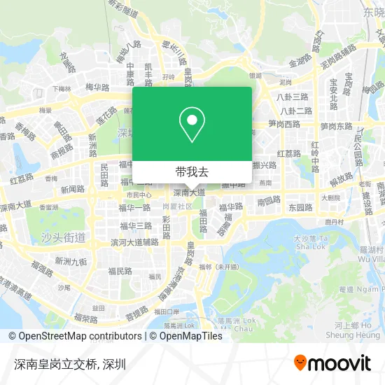 深南皇岗立交桥地图