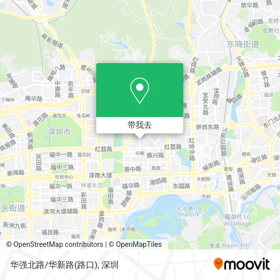 华强北路/华新路(路口)地图