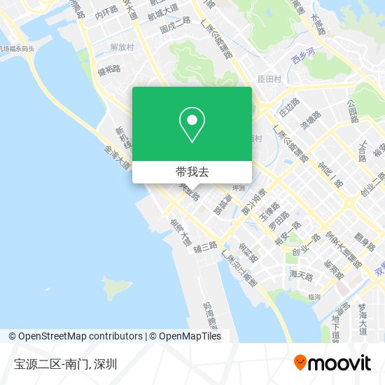 宝源二区-南门地图