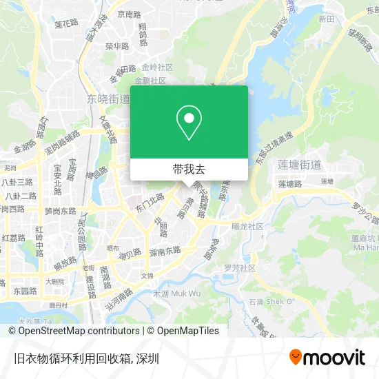旧衣物循环利用回收箱地图