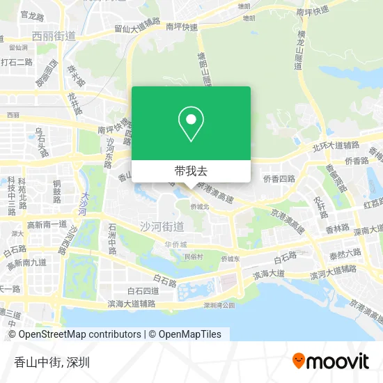 香山中街地图