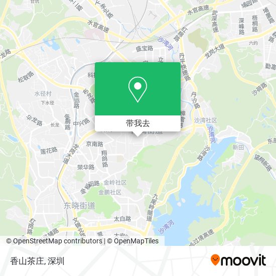 香山茶庄地图