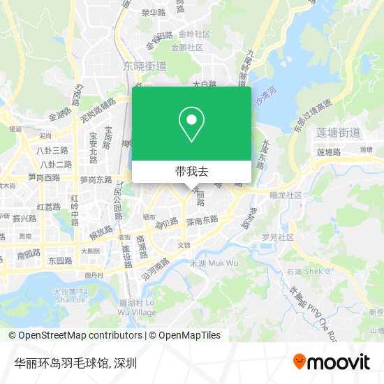 华丽环岛羽毛球馆地图