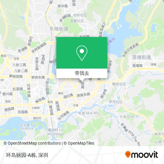 环岛丽园-A栋地图