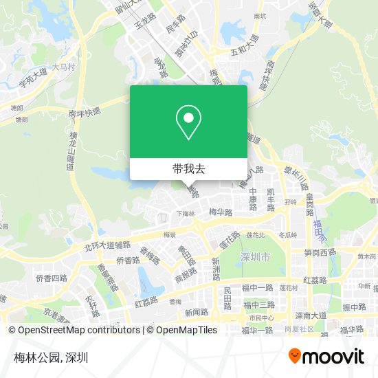 梅林公园地图