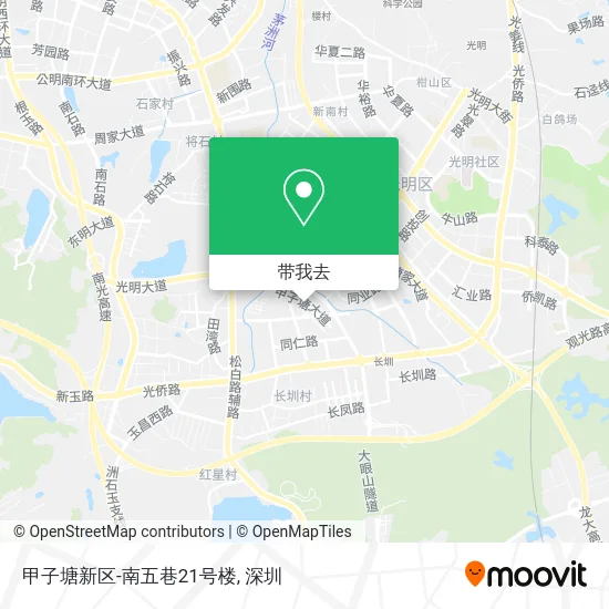 甲子塘新区-南五巷21号楼地图