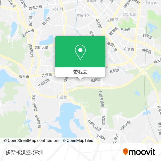 多斯顿汉堡地图
