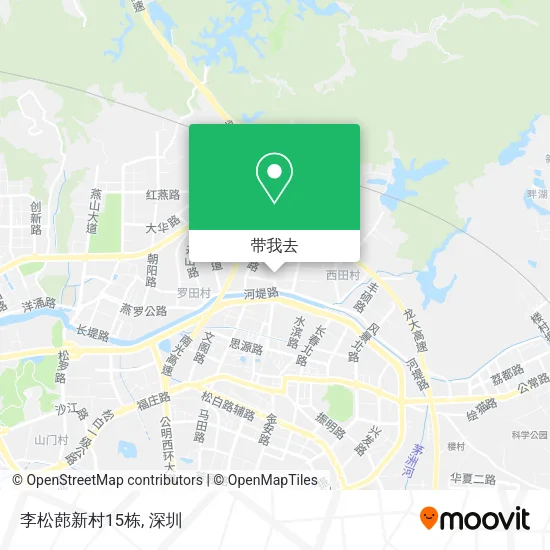 李松蓢新村15栋地图