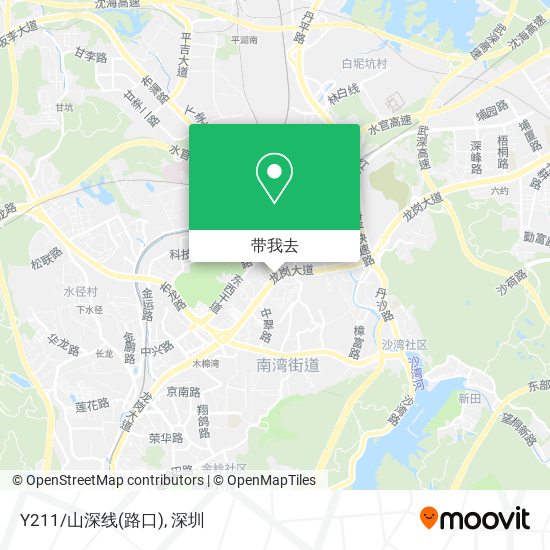 Y211/山深线(路口)地图