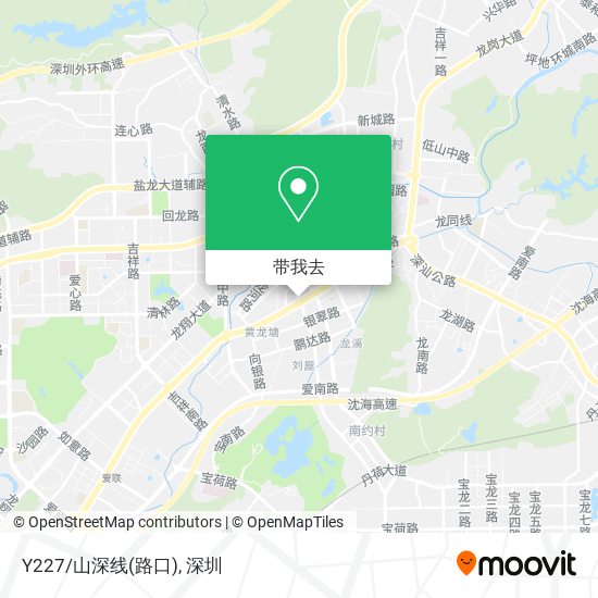 Y227/山深线(路口)地图