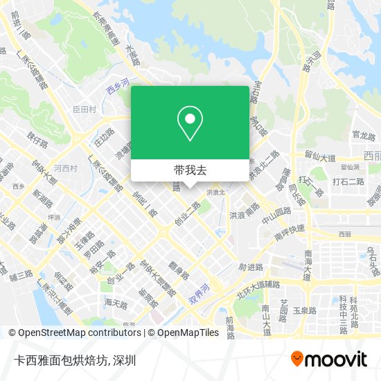 卡西雅面包烘焙坊地图