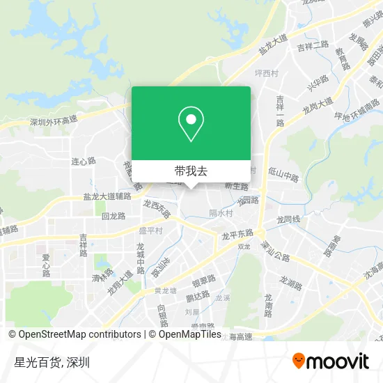 星光百货地图