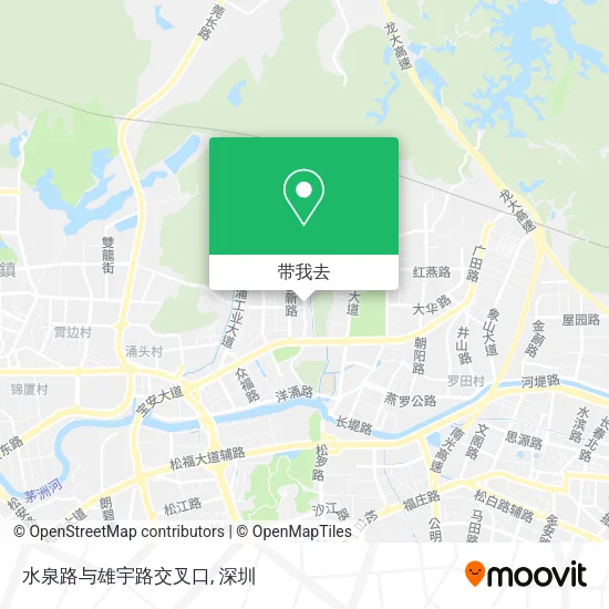 水泉路与雄宇路交叉口地图