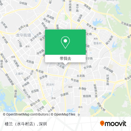 楼兰（水斗村店）地图