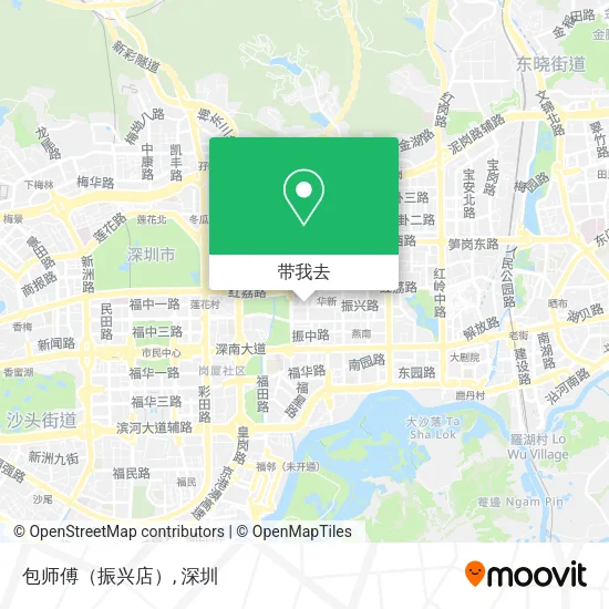 包师傅（振兴店）地图