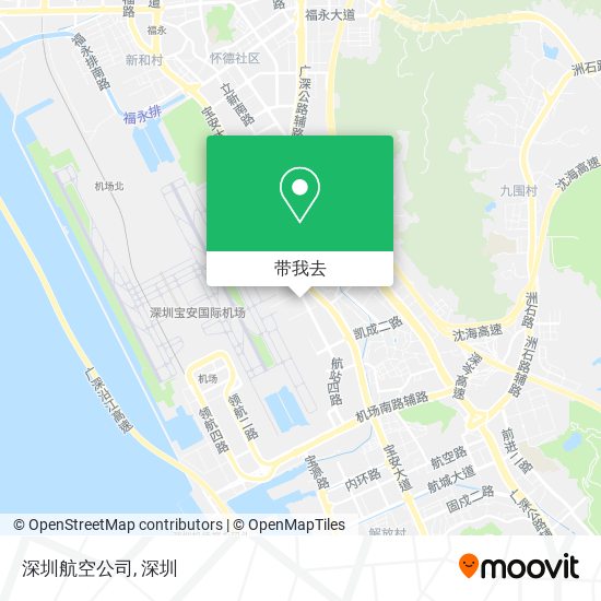 深圳航空公司地图