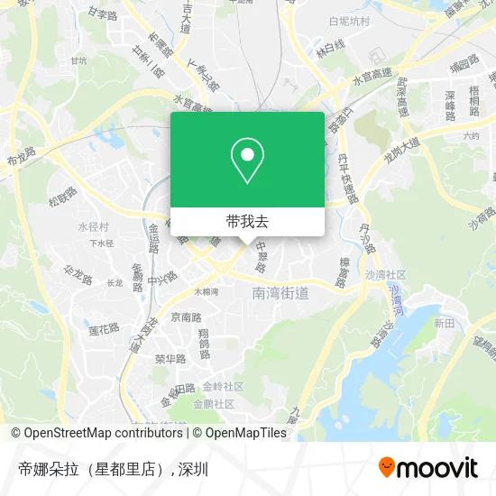 帝娜朵拉（星都里店）地图