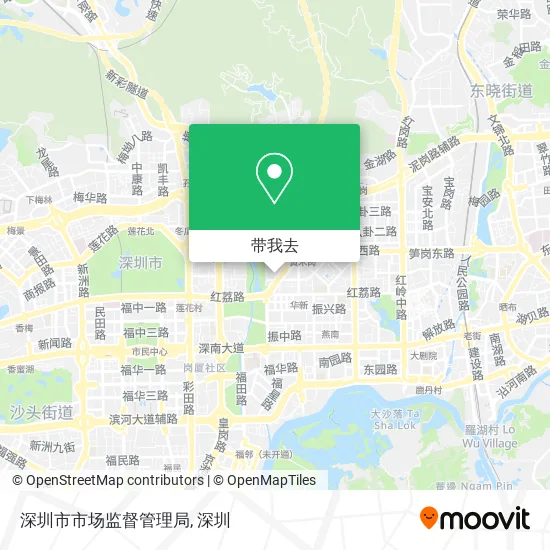 深圳市市场监督管理局地图