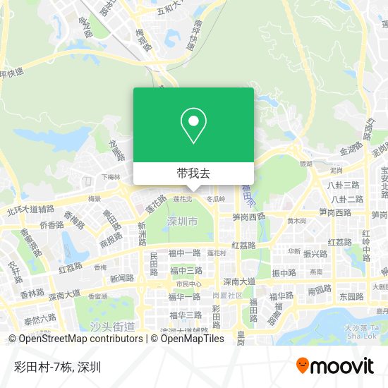 彩田村-7栋地图