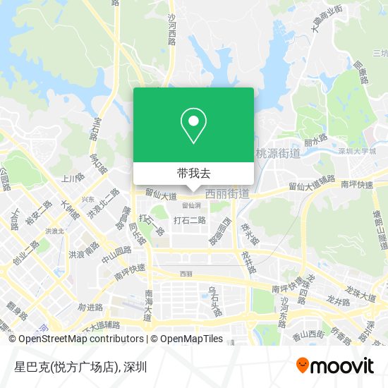 星巴克(悦方广场店)地图