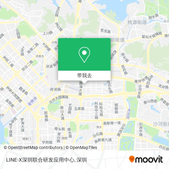 LINE-X深圳联合研发应用中心地图