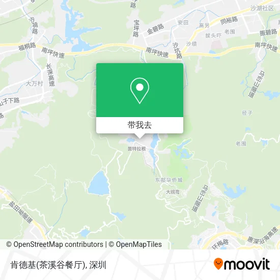 肯德基(茶溪谷餐厅)地图