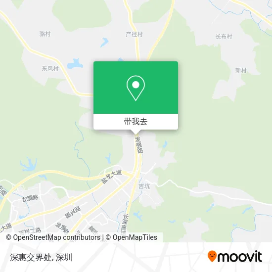 深惠交界处地图