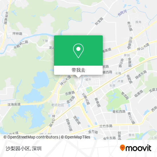 沙梨园小区地图
