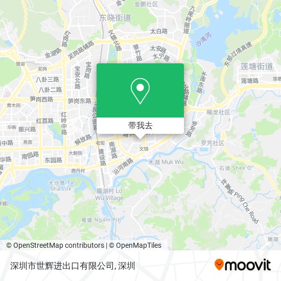 深圳市世辉进出口有限公司地图