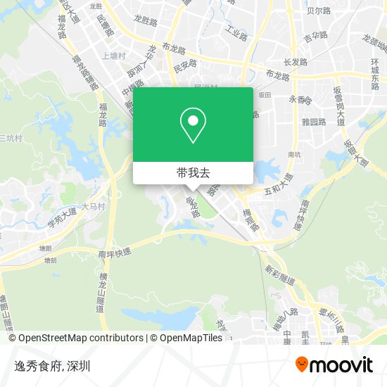 逸秀食府地图