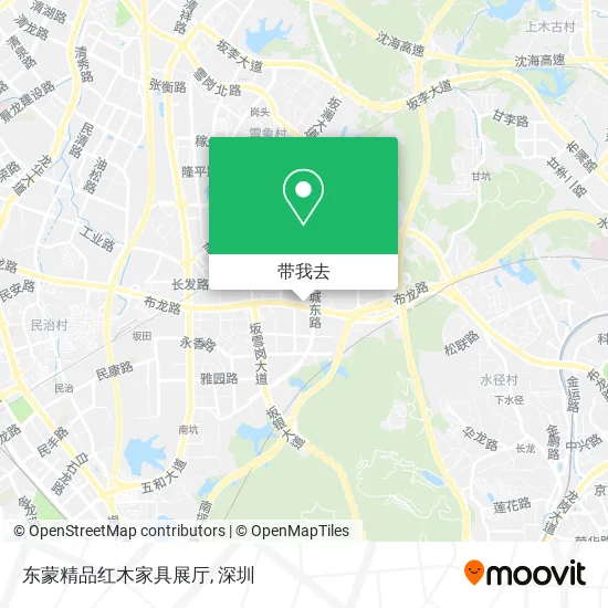 东蒙精品红木家具展厅地图