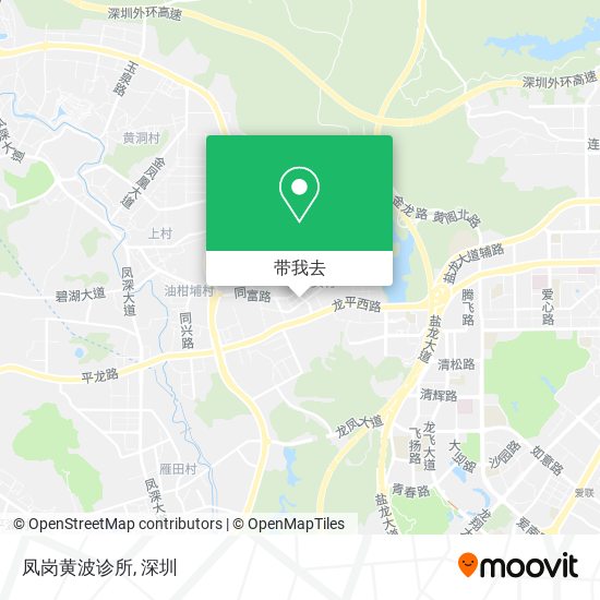 凤岗黄波诊所地图