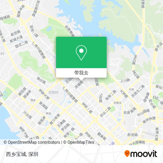 西乡宝城地图